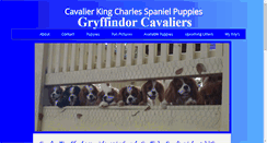 Desktop Screenshot of gryffindorcavaliers.com